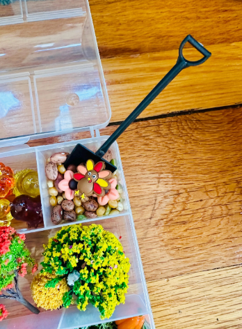 Autumn/Fall Thanksgiving Playdough Sensory Kit