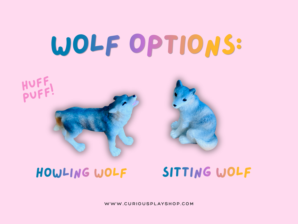 Three Little Pigs Playdough Sensory Kit
