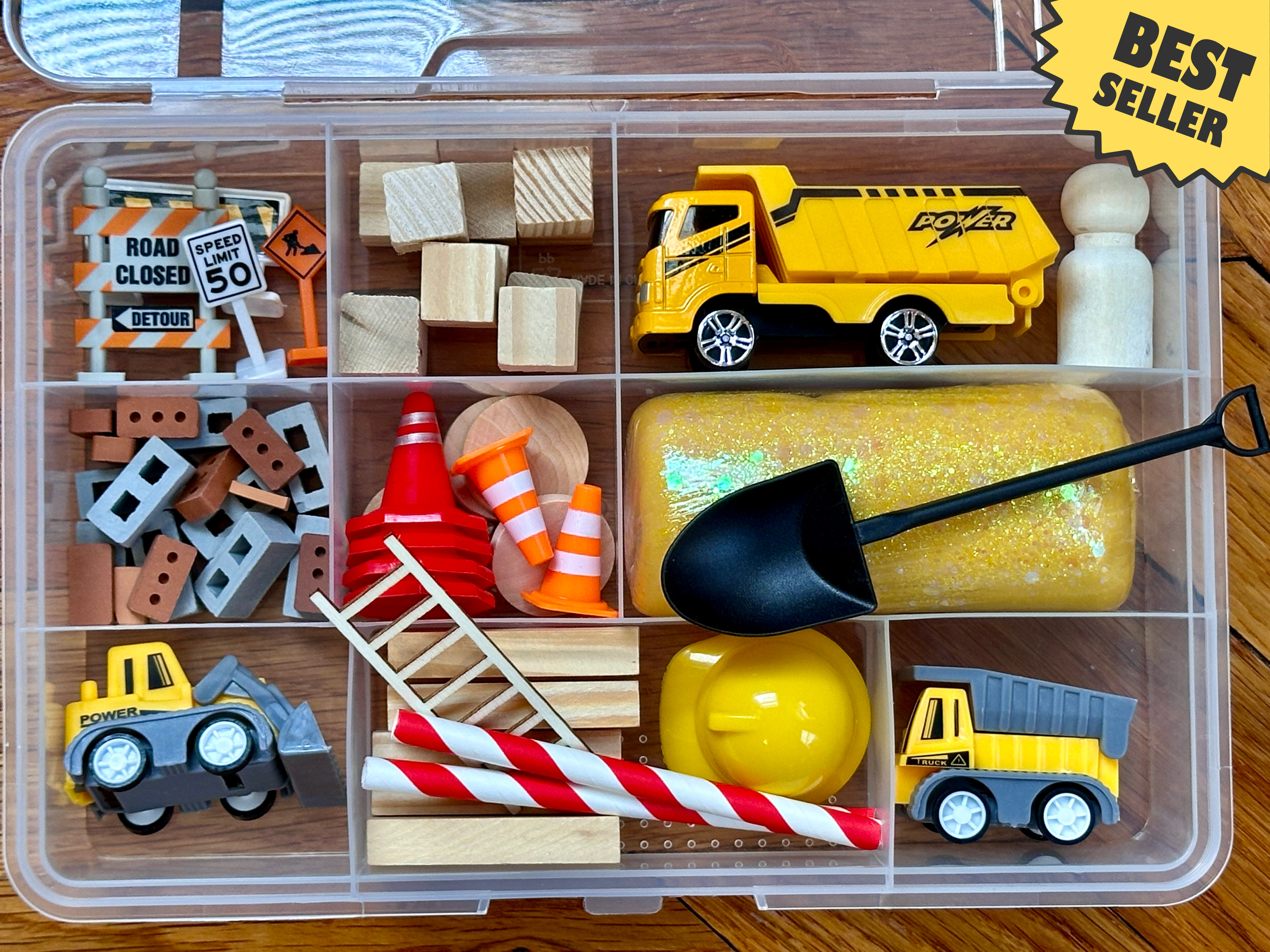 Construction Worker Playdough Sensory Kit