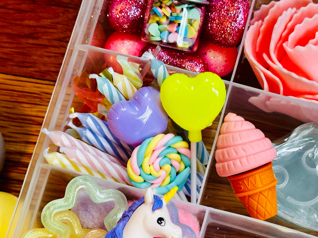 Unicorn Birthday Party Playdough Sensory Kit