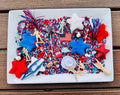 Let Freedom Ring 4th of July Loose Parts & Rice Sensory Bin Kit