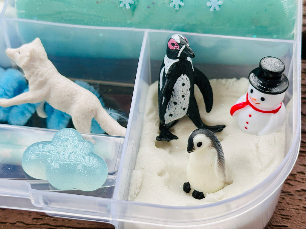Artic Snowy Playdough Sensory Kit
