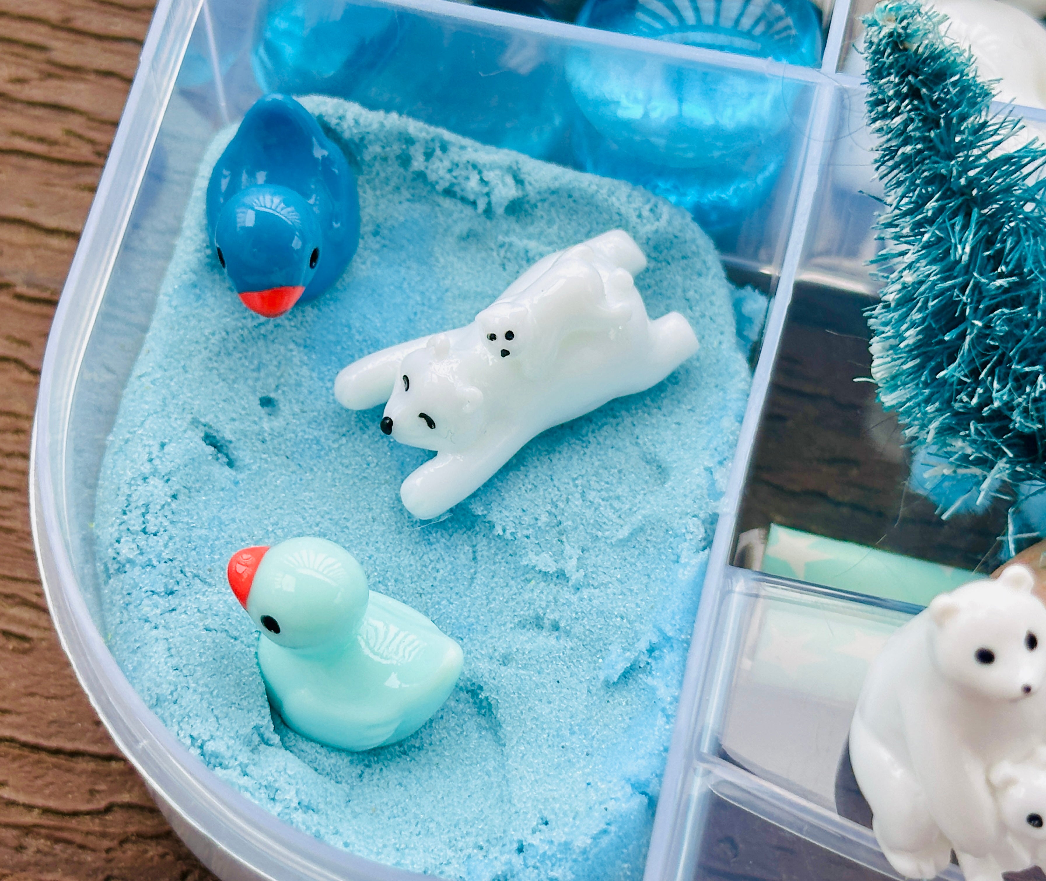 Artic Snowy Playdough Sensory Kit