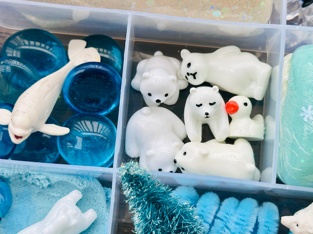 Artic Snowy Playdough Sensory Kit