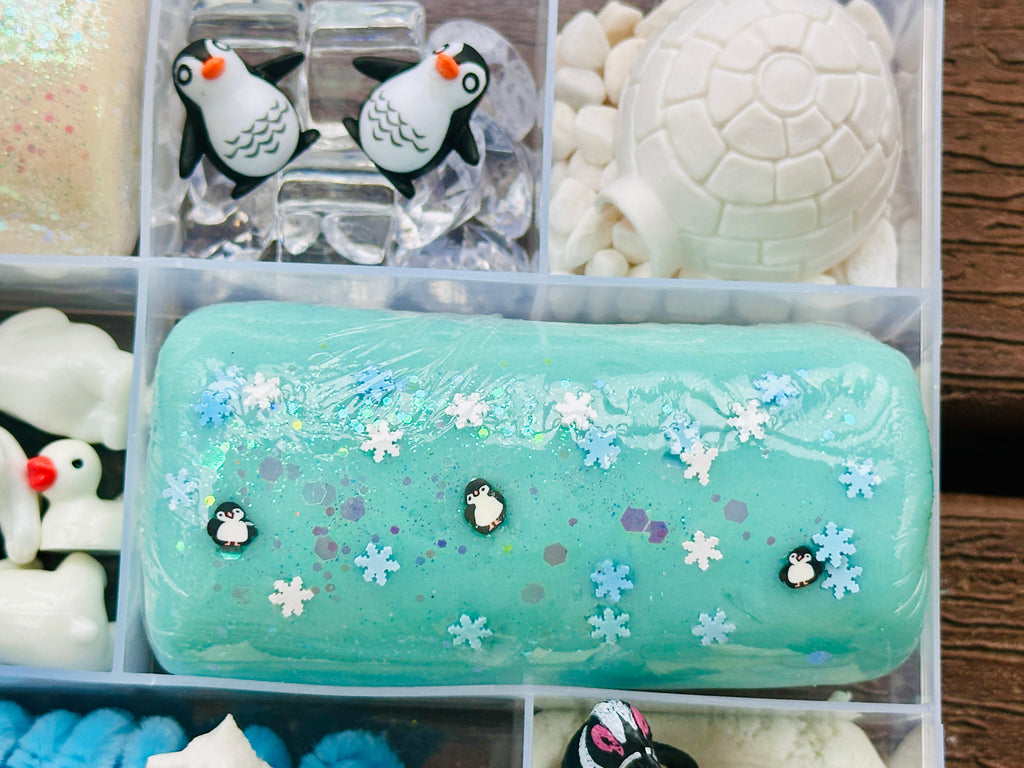 Artic Snowy Playdough Sensory Kit