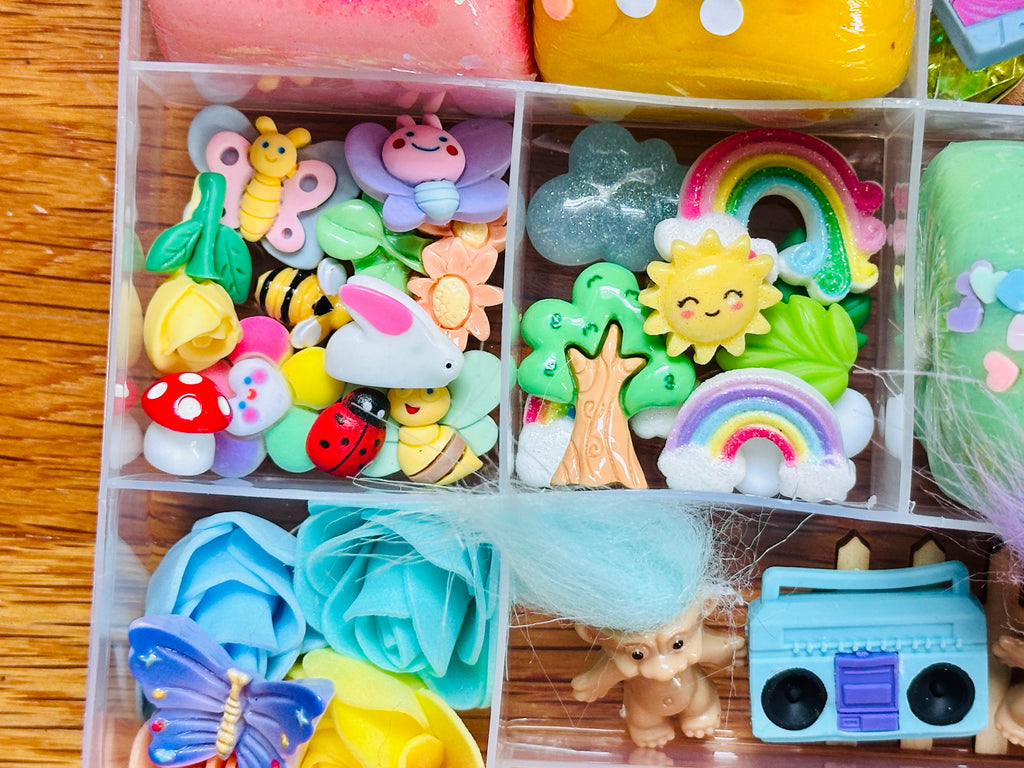 Rainbow Troll Playdough Sensory Kit