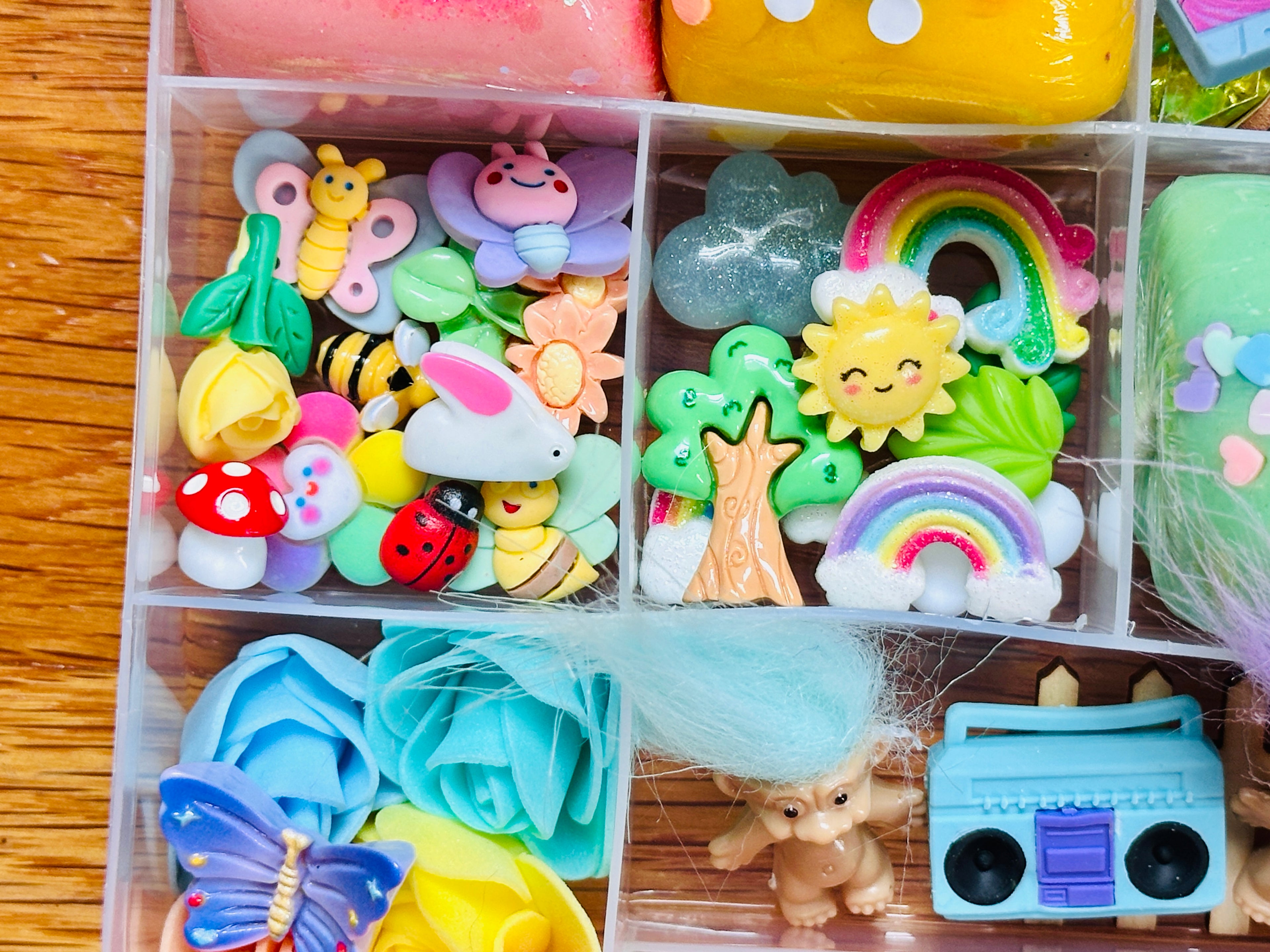 Rainbow Troll Playdough Sensory Kit