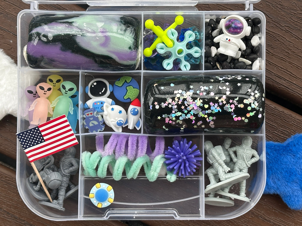 Space/Alien Playdough Sensory Kit