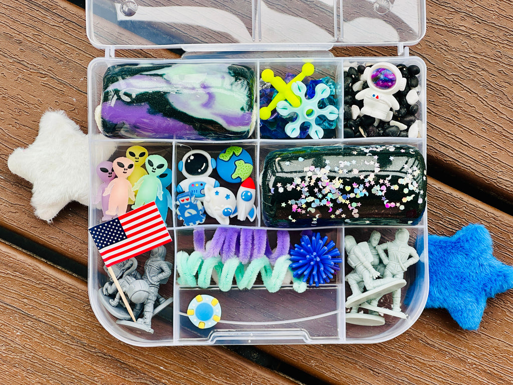 Space/Alien Playdough Sensory Kit