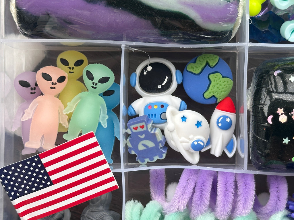 Space/Alien Playdough Sensory Kit