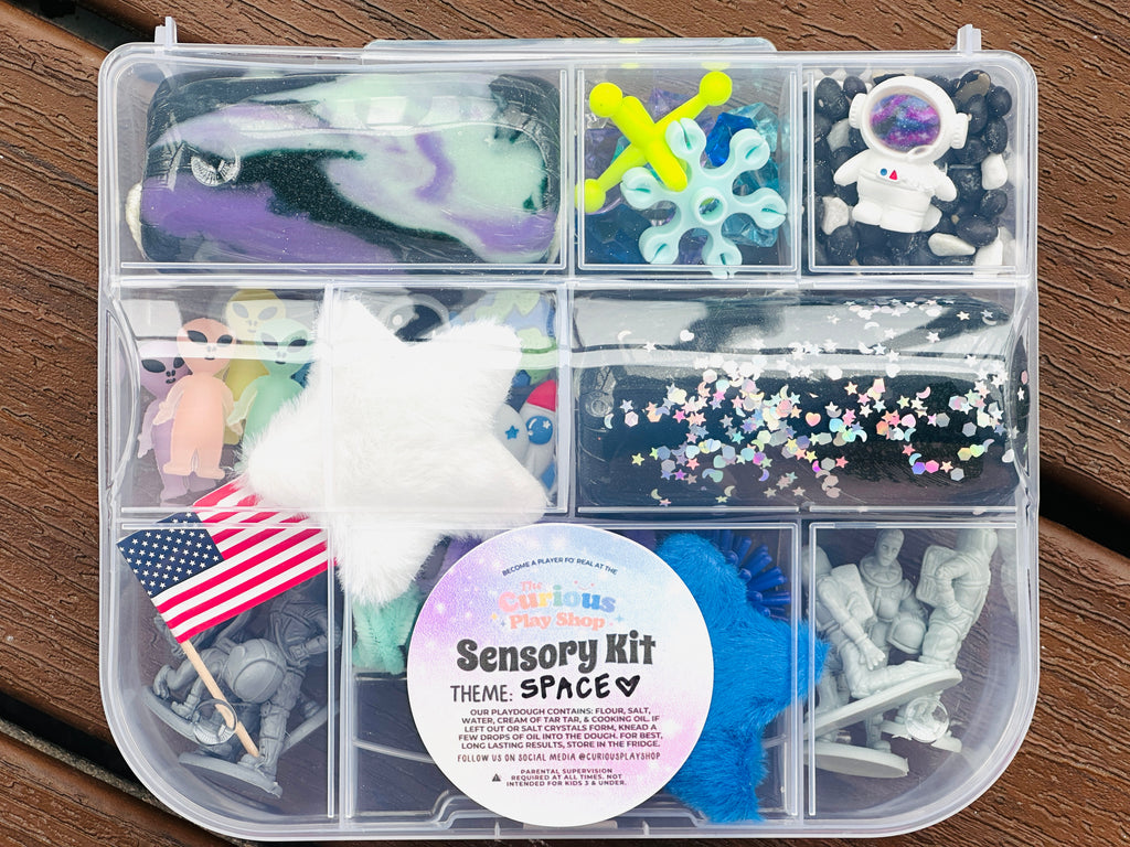 Space/Alien Playdough Sensory Kit