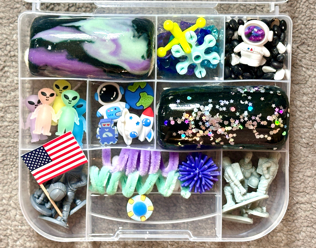 Space/Alien Playdough Sensory Kit