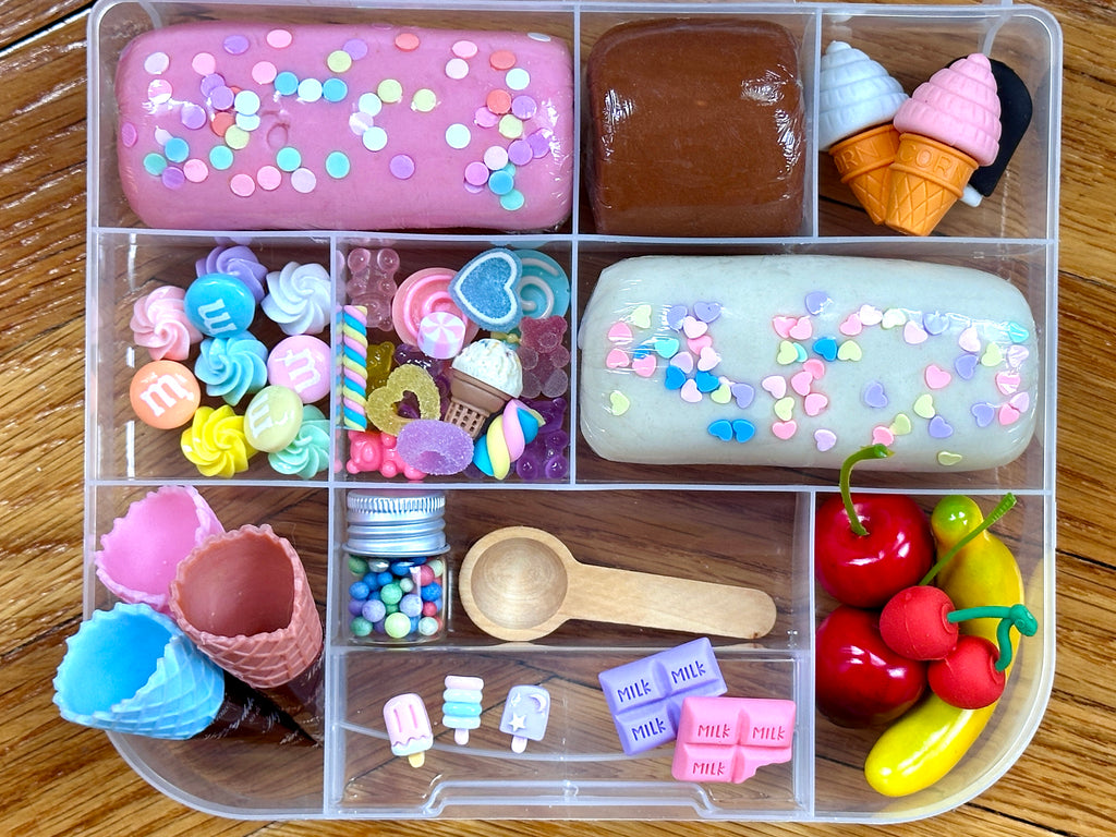 Ice Cream Shop Playdough Sensory Kit