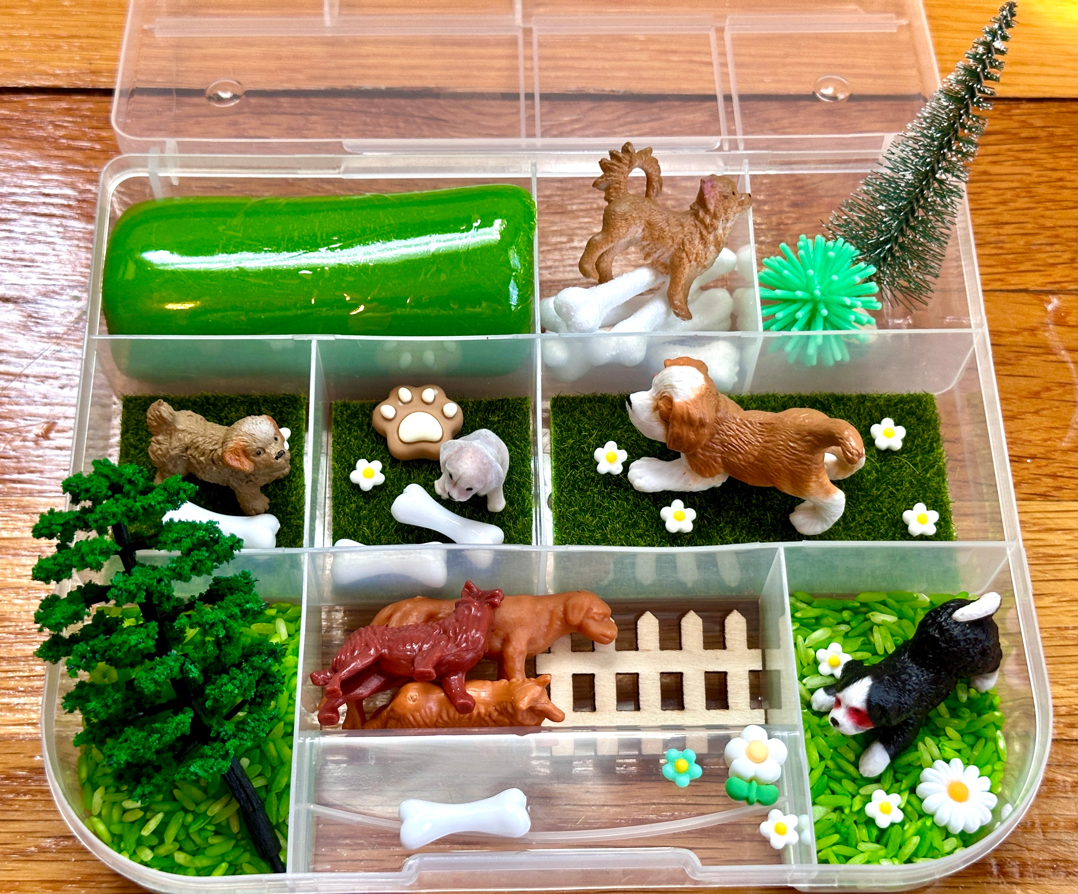 Dog Park Playdough Sensory Kit