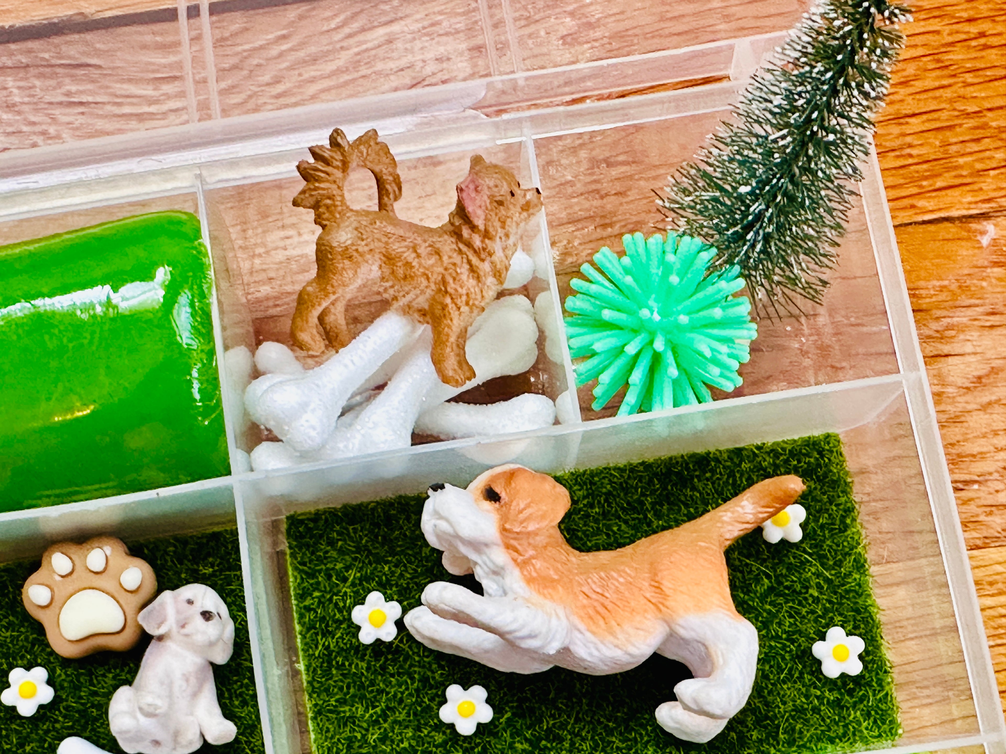 Dog Park Playdough Sensory Kit