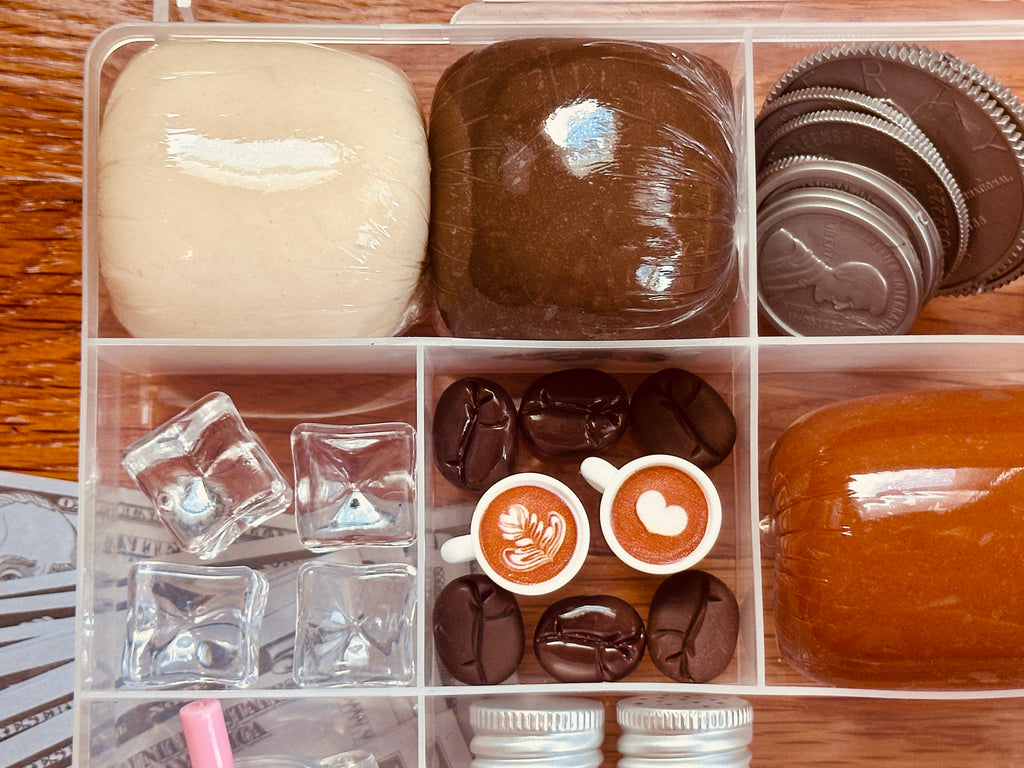 Little Barista Coffee Shop Playdough Sensory Kit