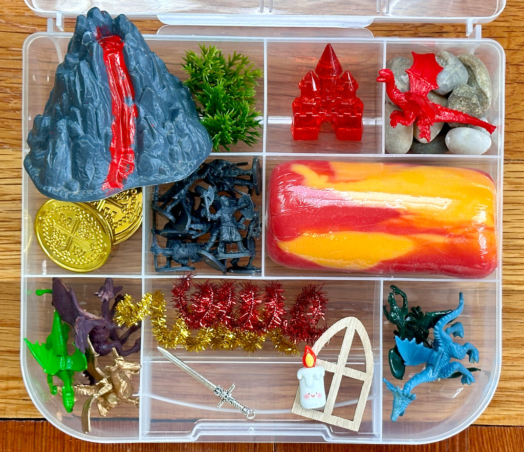 Knights & Dragons Playdough Sensory Kit