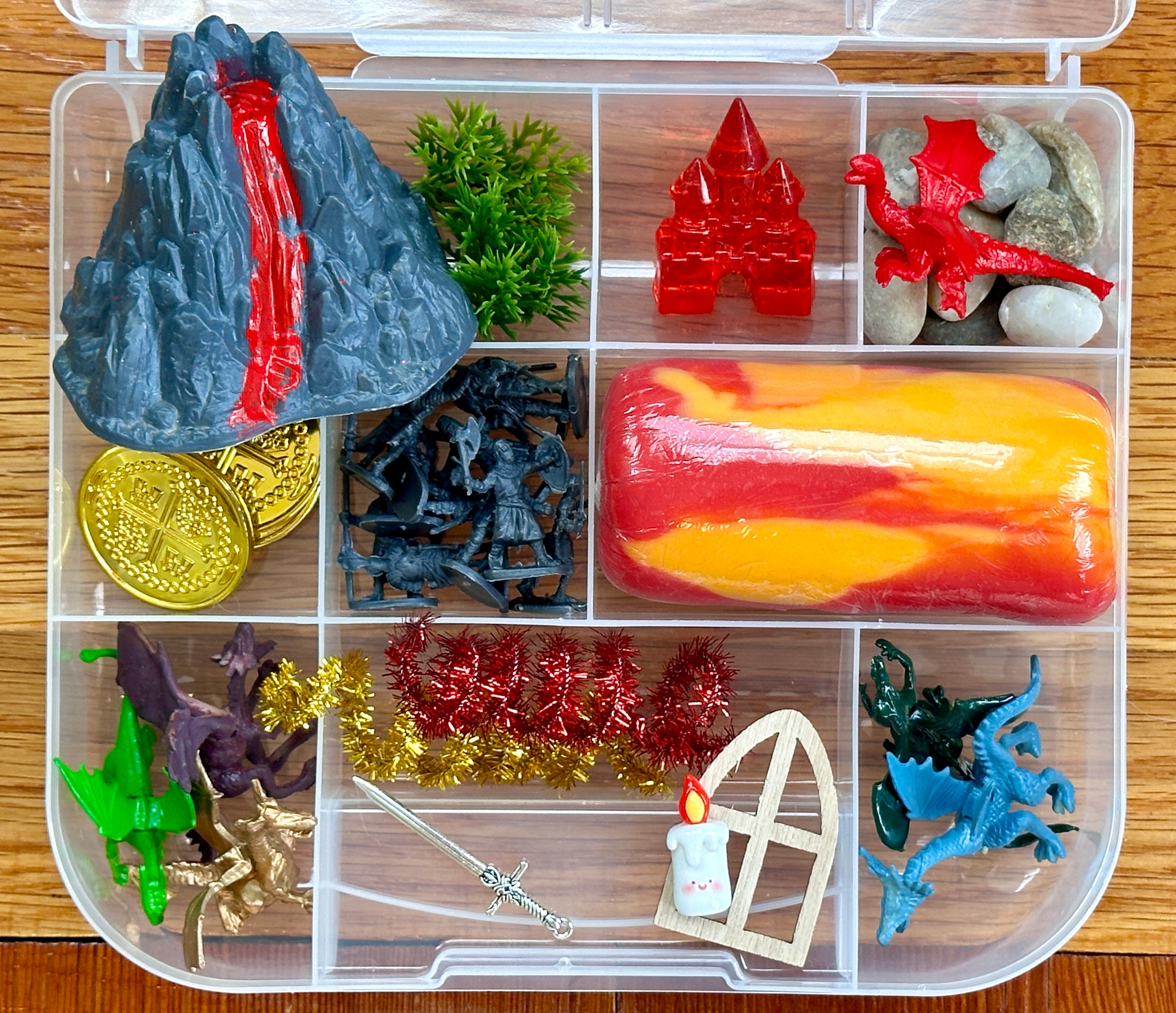 Knights & Dragons Playdough Sensory Kit