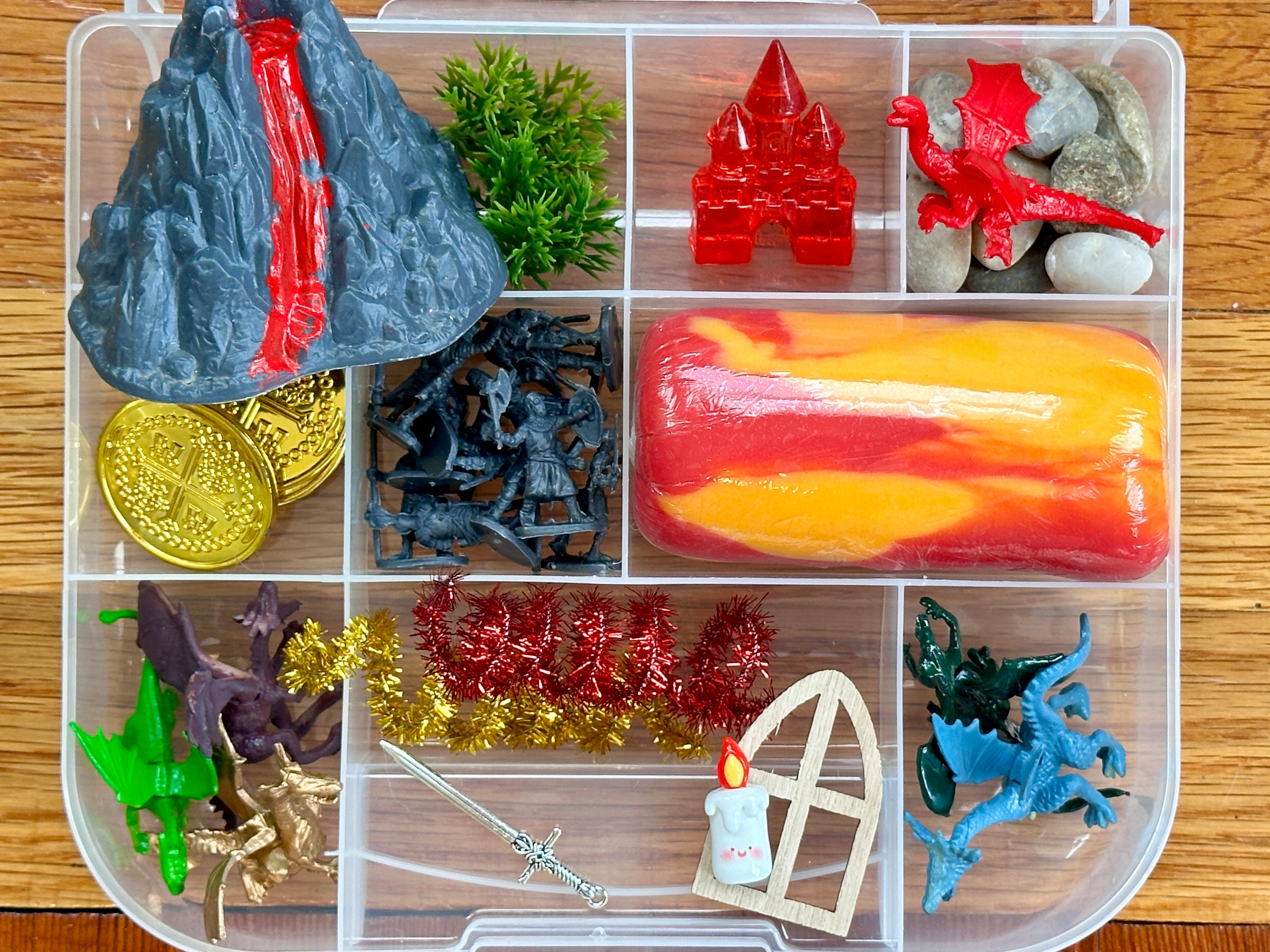Knights & Dragons Playdough Sensory Kit