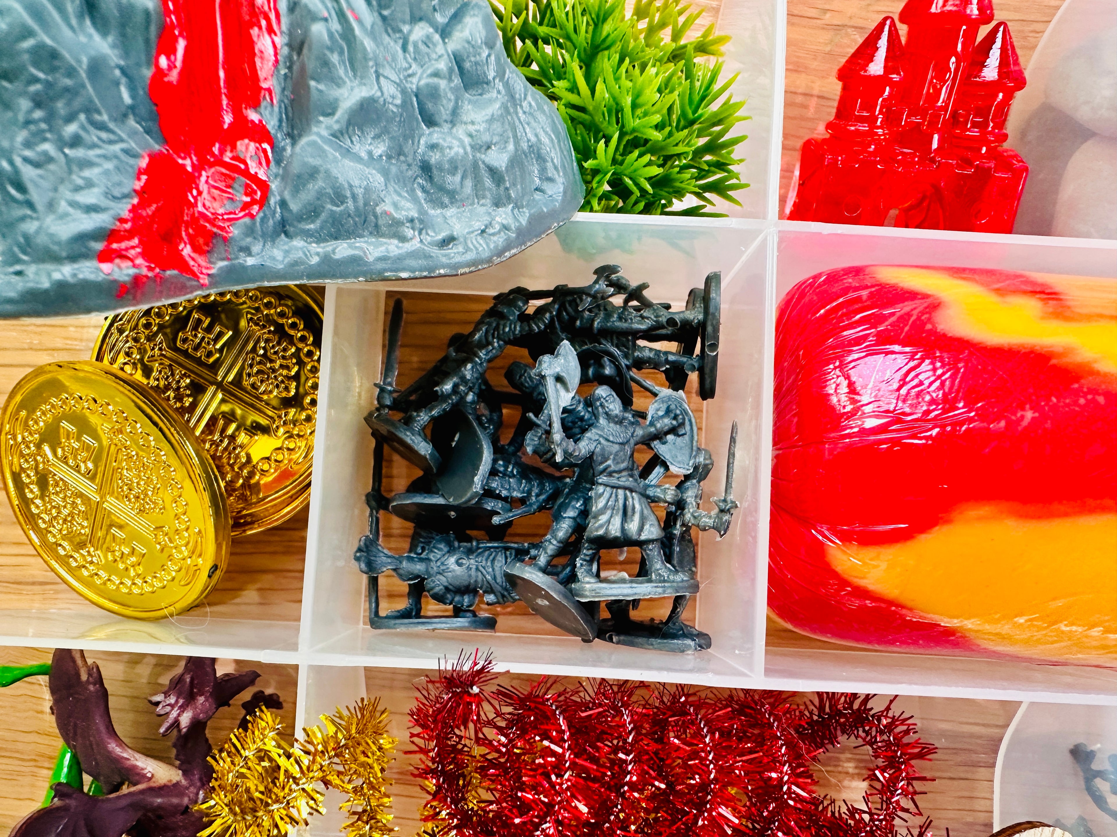 Knights & Dragons Playdough Sensory Kit