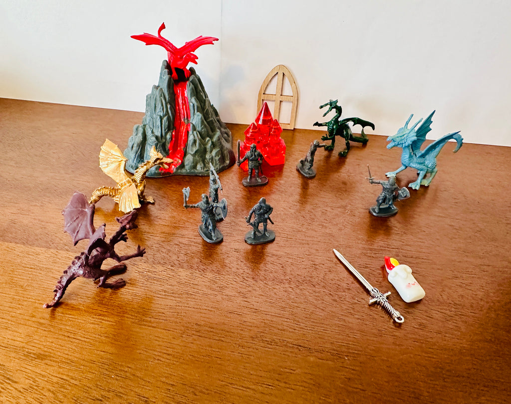 Knights & Dragons Playdough Sensory Kit