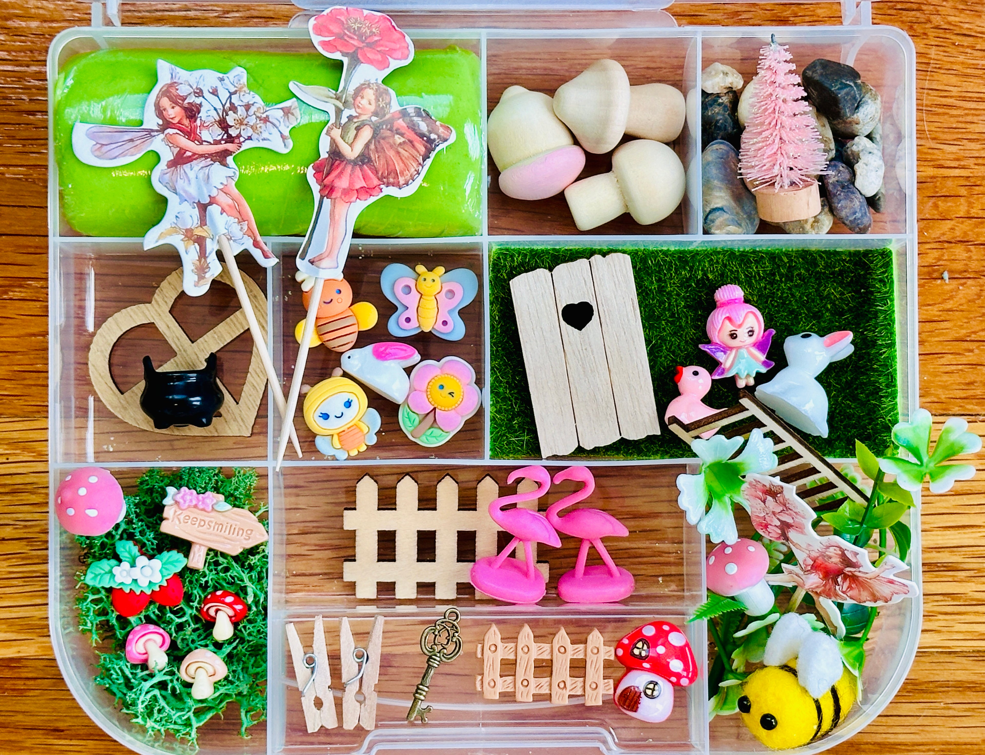 Fairy Garden Playdough Sensory Kit