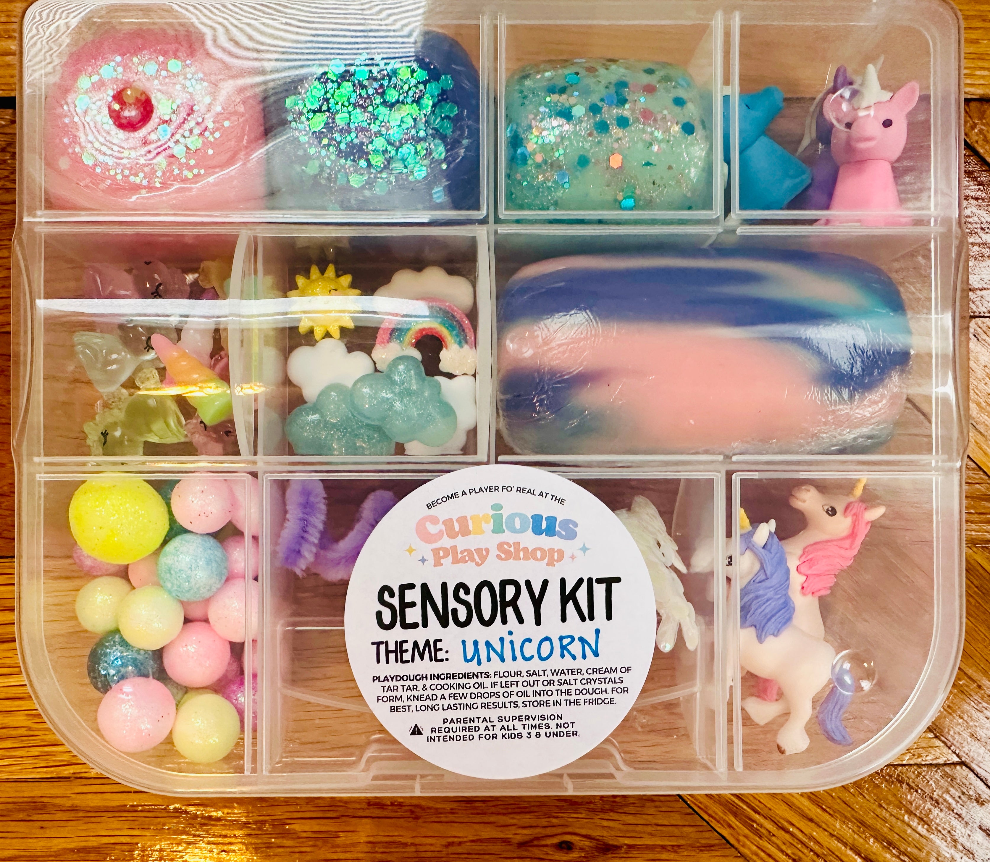 Magical Unicorn Playdough Sensory Kit