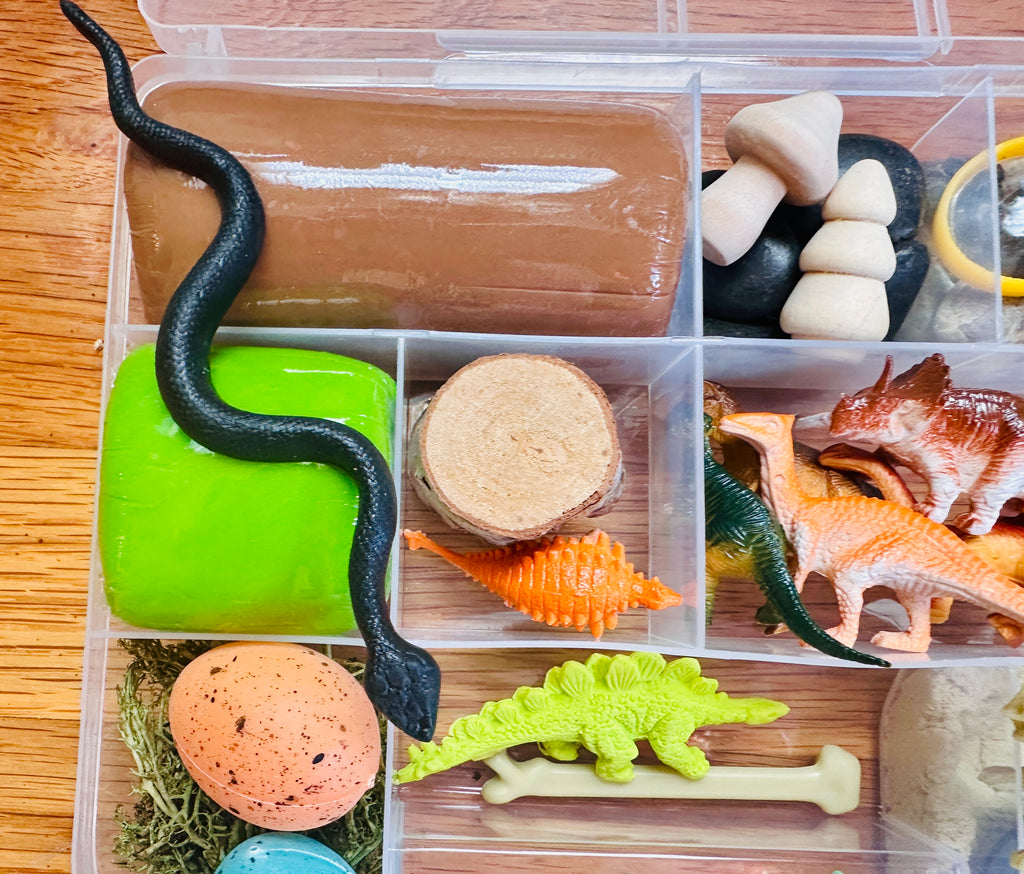 Dinosaur Playdough Sensory Kit