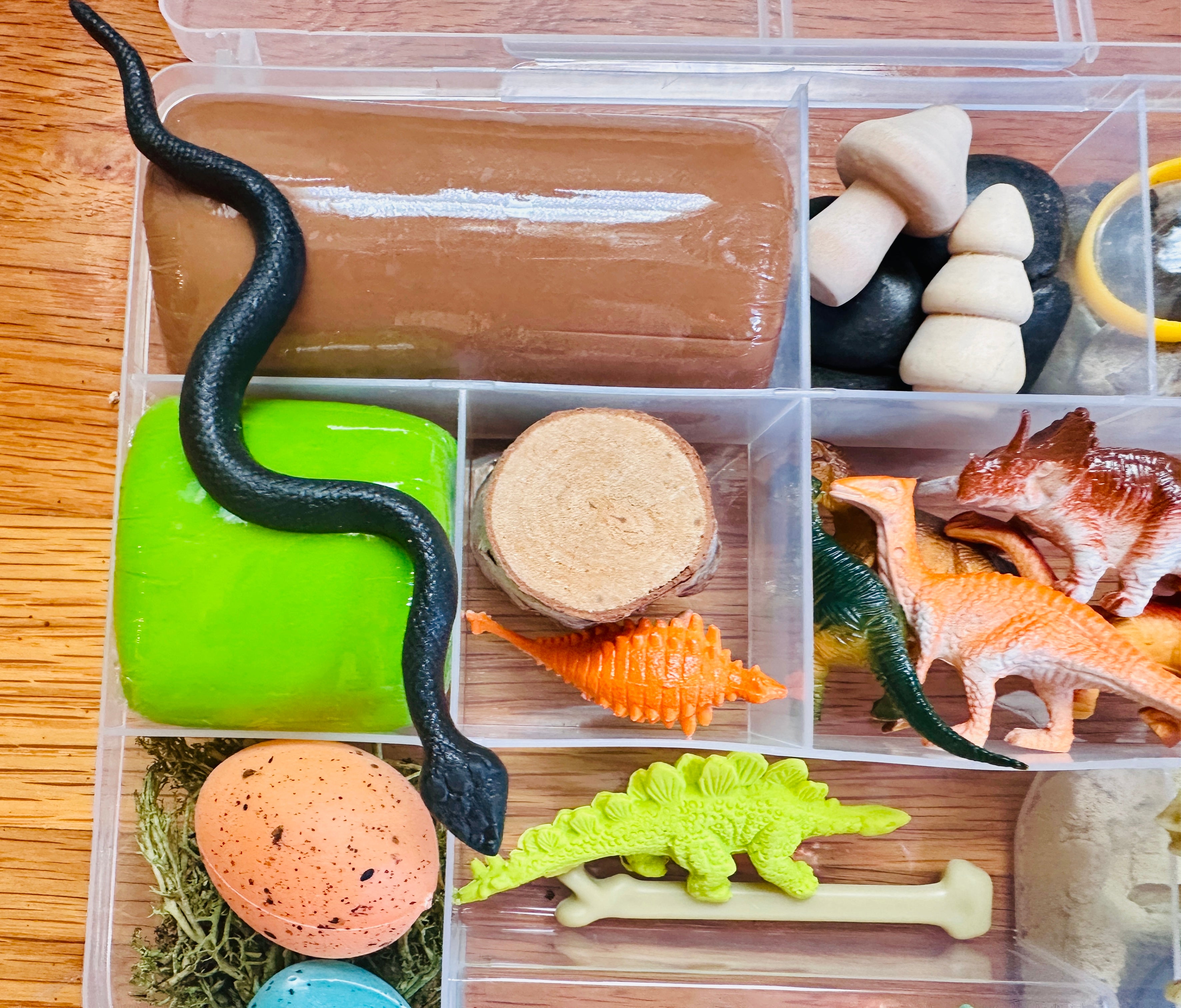 Dinosaur Playdough Sensory Kit