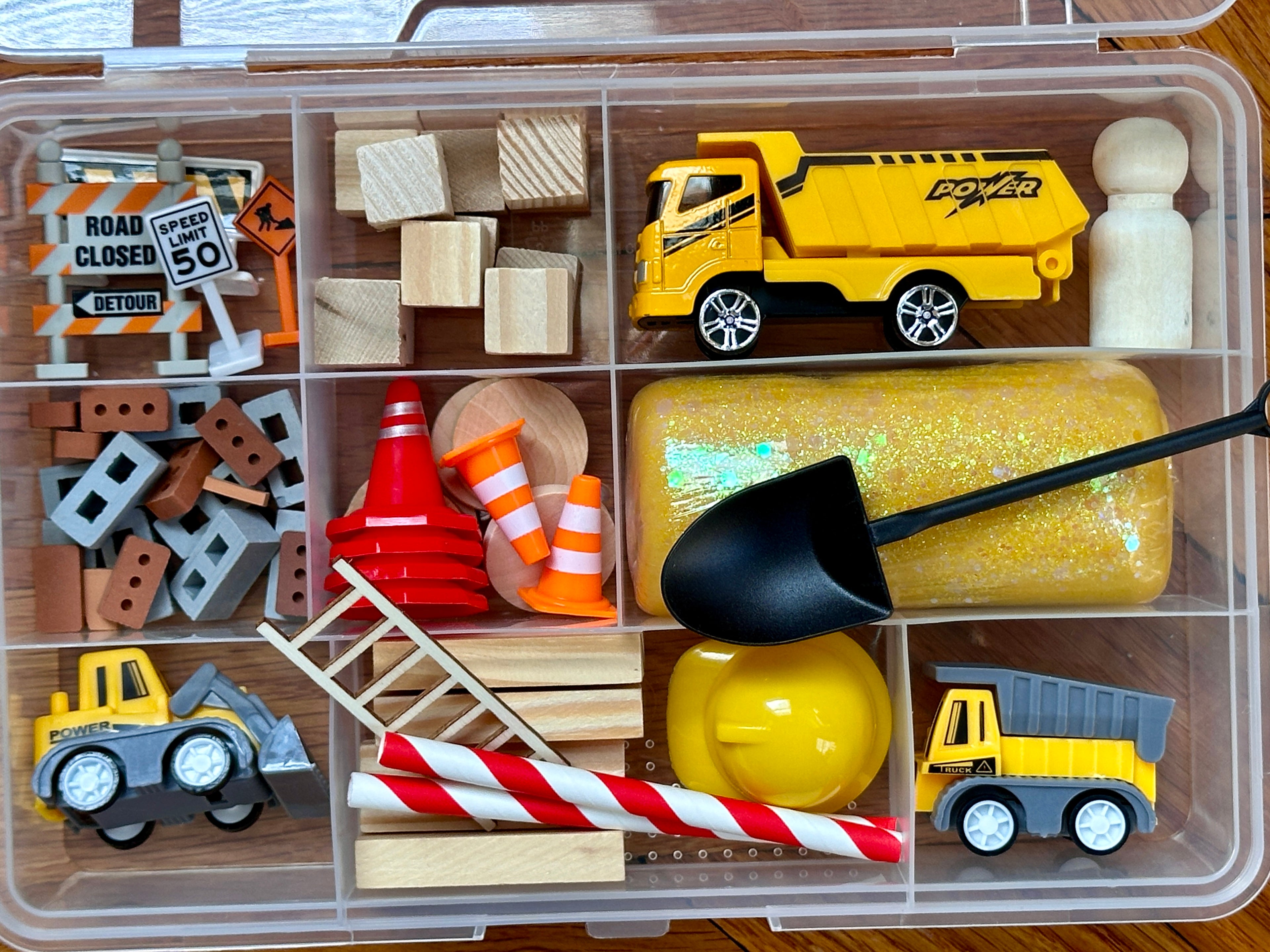 Construction Worker Playdough Sensory Kit