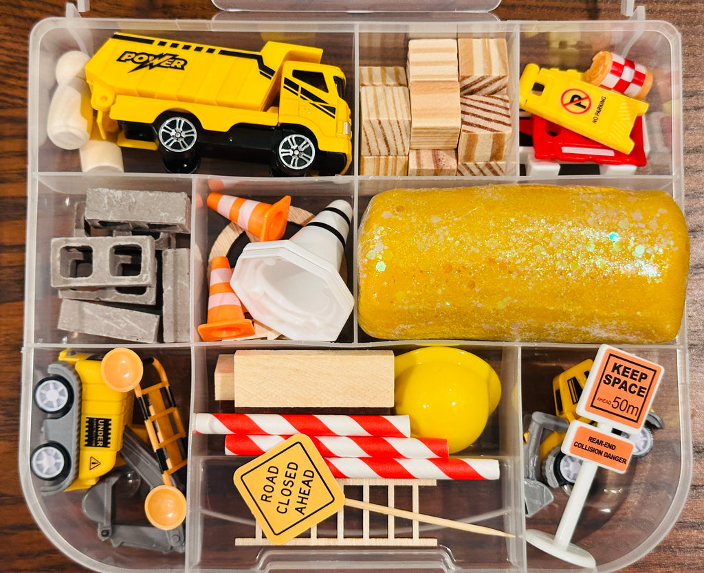 Construction Worker Playdough Sensory Kit