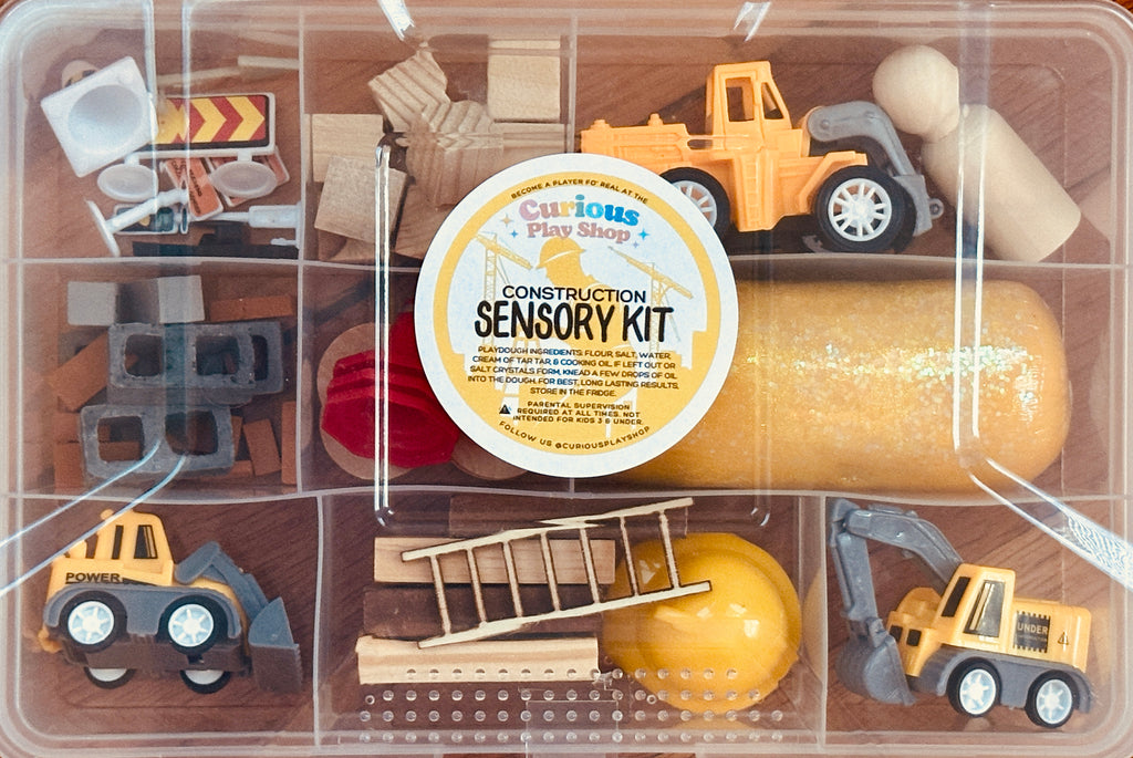 Construction Worker Playdough Sensory Kit