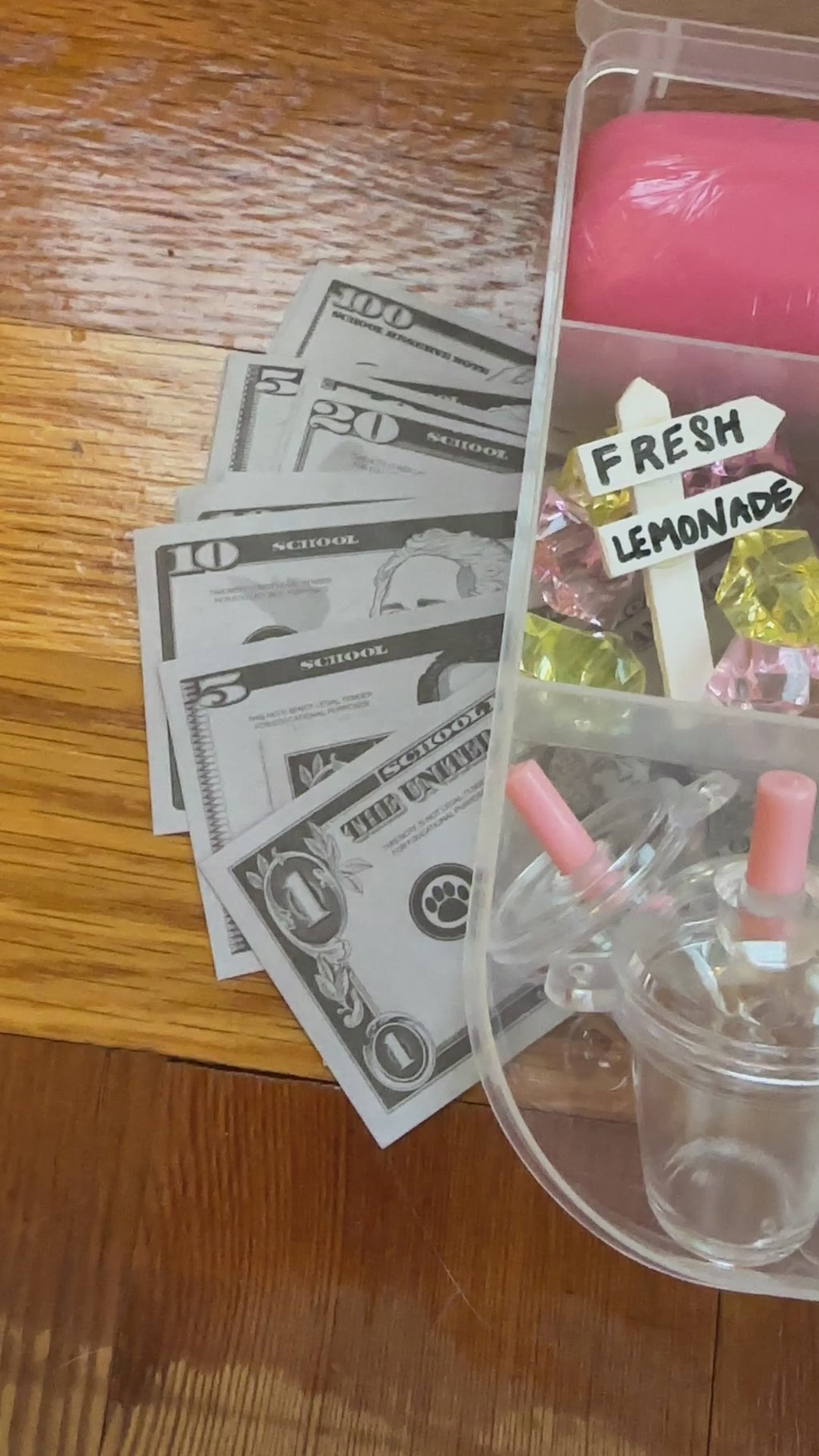 Lemonade Stand Playdough Sensory Kit